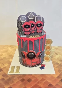 עוגת ילדים מעוצבת משחקי הדיונון